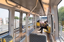 Viennaslide-05226952 Rennes, VAL-Metro, Fahrgastraum - Rennes, VAL-Metro, Interior