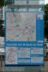 Viennaslide-05231677 Bordeaux, Tramway, Place Ravezies