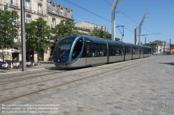 Viennaslide-05231744 Bordeaux, Tramway,  Gare Saint Jean