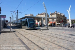 Viennaslide-05231746 Bordeaux, Tramway,  Gare Saint Jean