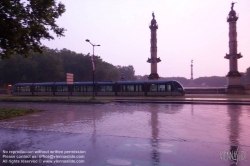 Viennaslide-05231778 Bordeaux, Esplanade des Quinconces, modern Tramway