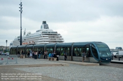 Viennaslide-05231785 Bordeaux, Tramway, Place de la Bourse