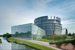 Viennaslide-05241516f Das Europäische Parlament (inoffiziell auch Europaparlament oder EU-Parlament; kurz EP) mit offiziellem Sitz in Straßburg ist das Parlament der Europäischen Union. Das Europäische Parlament wurde von der Architektengruppe 'Architecture Studio' aus Paris geplant.