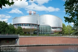 Viennaslide-05241589 Der Europäische Gerichtshof für Menschenrechte  ist ein auf Grundlage der Europäischen Menschenrechtskonvention (EMRK) eingerichteter Gerichtshof mit Sitz im französischen Straßburg. Architekt Sir Richard Rogers 1994