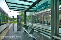 Viennaslide-05241861h Strasbourg, moderne Straßenbahn, Endstation Lingolsheim Tiergaertel - Strasbourg, modern Tramway, Lingolsheim Tiergaertel