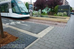 Viennaslide-05241863 Strasbourg, moderne Straßenbahn, Endstation Lingolsheim Tiergaertel - Strasbourg, modern Tramway, Lingolsheim Tiergaertel