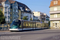 Viennaslide-05241907 Strasbourg, moderne Straßenbahn - Strasbourg, modern Tramway