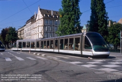 Viennaslide-05241915 Strasbourg, moderne Straßenbahn - Strasbourg, modern Tramway