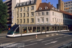 Viennaslide-05241923 Strasbourg, moderne Straßenbahn - Strasbourg, modern Tramway