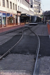 Viennaslide-05241924 Strasbourg, moderne Straßenbahn, Kletterweiche - Strasbourg, modern Tramway