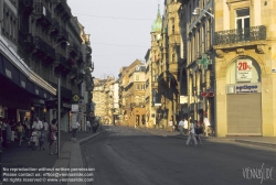 Viennaslide-05241929 Strasbourg, moderne Straßenbahn, Rue de la Haute Montee vor dem Bau der Straßenbahn - Strasbourg, modern Tramway, Rue de la Haute Montee before tramway construction works started