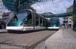 Viennaslide-05241949 Strasbourg, moderne Straßenbahn, Station Homme de Fer - Strasbourg, modern Tramway, Homme de Fer Station