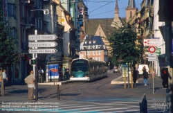 Viennaslide-05241964 Strasbourg, moderne Straßenbahn - Strasbourg, modern Tramway