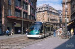 Viennaslide-05241966 Strasbourg, moderne Straßenbahn - Strasbourg, modern Tramway