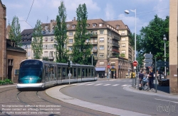 Viennaslide-05241967 Strasbourg, moderne Straßenbahn - Strasbourg, modern Tramway
