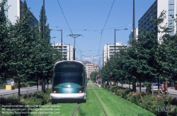 Viennaslide-05241972 Strasbourg, moderne Straßenbahn, Esplanade - Strasbourg, modern Tramway, Esplanade