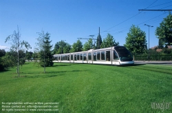 Viennaslide-05241988 Strasbourg, moderne Straßenbahn - Strasbourg, modern Tramway