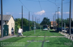 Viennaslide-05241990 Strasbourg, moderne Straßenbahn - Strasbourg, modern Tramway