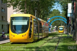 Viennaslide-05244846 Mulhouse, Tramway, Avenue Robert Schuman