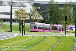 Viennaslide-05252822 Reims, moderne Straßenbahn - Reims, modern Tramway