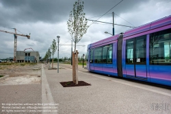 Viennaslide-05252842h Reims, moderne Straßenbahn - Reims, modern Tramway