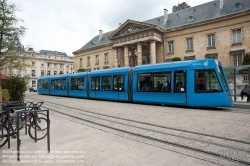 Viennaslide-05252849 Reims, moderne Straßenbahn, Opera - Reims, modern Tramway, Opera