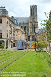 Viennaslide-05252855f Reims, Straenbahn // Reims, Modern Tramway