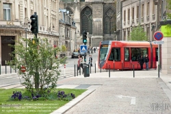 Viennaslide-05252858 Reims, moderne Straßenbahn - Reims, modern Tramway