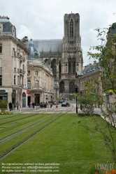 Viennaslide-05252867 Reims, moderne Straßenbahn - Reims, modern Tramway