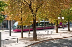 Viennaslide-05254931 Dijon, Tramway, Place Darcy