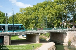 Viennaslide-05256755 Besancon, Doubs Plaisance, Pont de la Republique, Tramway