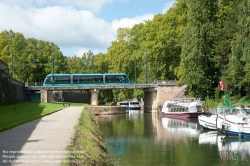 Viennaslide-05256757 Besancon, Doubs Plaisance, Pont de la Republique, Tramway