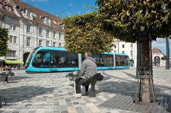 Viennaslide-05256763 Besancon, Tramway, Place de la Revolution