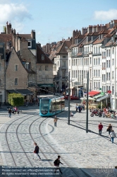 Viennaslide-05256766 Besancon, Tramway, Place de la Revolution