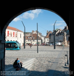 Viennaslide-05256773 Besancon, Tramway, Place de la Revolution