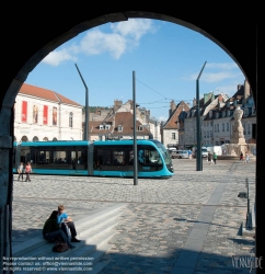 Viennaslide-05256774 Besancon, Tramway, Place de la Revolution