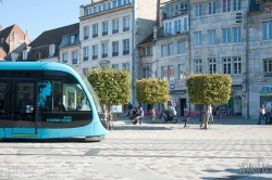 Viennaslide-05256778 Besancon, Tramway, Place de la Revolution