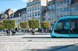 Viennaslide-05256779 Besancon, Tramway, Place de la Revolution