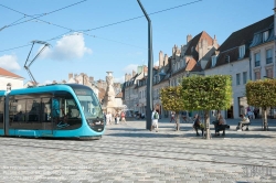 Viennaslide-05256782 Besancon, Tramway, Place de la Revolution