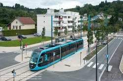 Viennaslide-05256935 Besancon, Tramway, Station Schweitzer