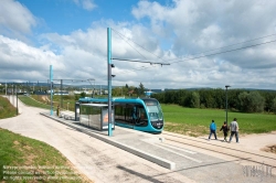 Viennaslide-05256951 Besancon, Tramway, Station Chalezeule