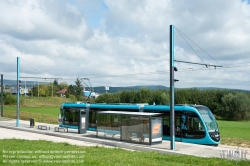 Viennaslide-05256952 Besancon, Tramway, Station Chalezeule