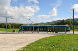 Viennaslide-05256959 Besancon, Tramway, Station Chalezeule