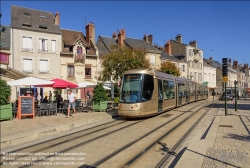 Viennaslide-05263670 Orleans, Tramway Line B, Place Croix Morin 