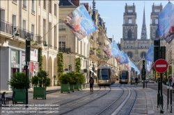 Viennaslide-05263682 Orleans, Tramway Line B, Rue Jeanne d'Arc 