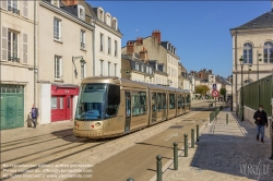 Viennaslide-05263693 Orleans, Tramway Line B, Rue Pte Madeleine 