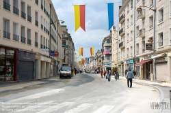 Viennaslide-05263704 Orleans, Rue des Carmes vor dem Bau der neuen Straßenbahnlinie (2010) - Orleans, Rue des Carmes before Construction for the new Tramway Line started (2010)