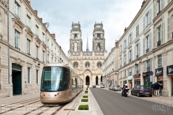 Viennaslide-05263811 Orleans, Tramway, 2012-07-10 °B Rue Jeanne d'Arc 67