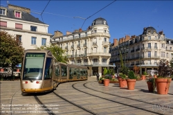 Viennaslide-05263856 Orleans, Tramway Line A, Place du Martroi 