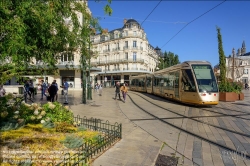 Viennaslide-05263861 Orleans, Tramway Line A, Place du Martroi 